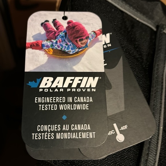 Baffin “Cheree” Polar Proven Black Insulated Snow Boots Size 5 Youth Unisex - Picture 4 of 16